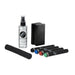 CHAT Board Starter Set Woody Schwarz mit Reinigungsspray, Radierer, vier Markern und Magneten