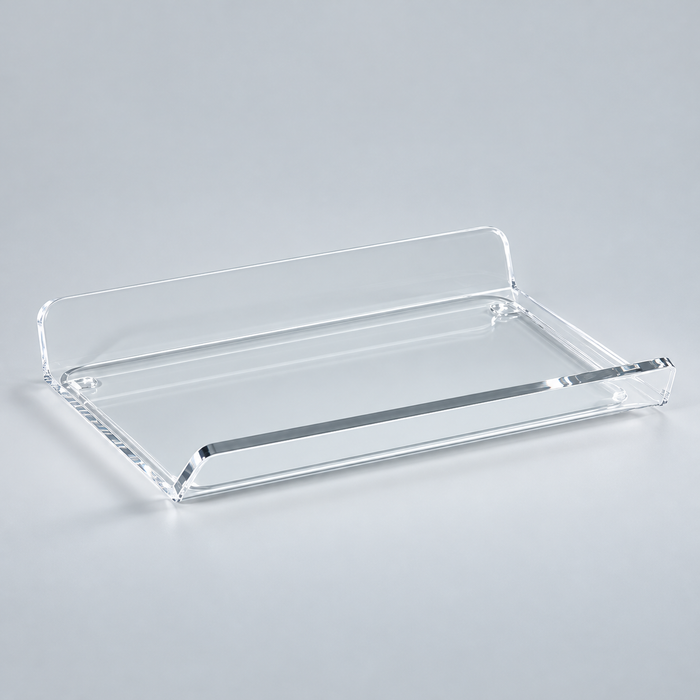 Zahlteller Acryl mit 4 Noppen 20 × 15 cm – transparent, für Kasse und Theke
