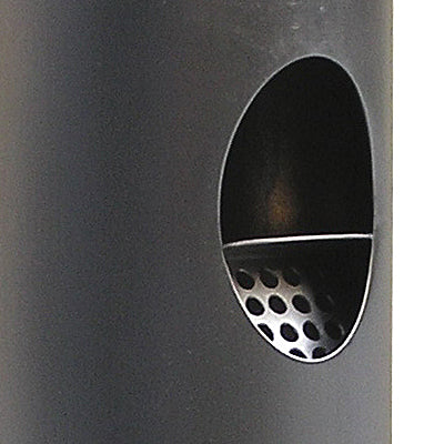 Zigaretten Stand-Ascher "Tube" Schwarz 0,7 Liter