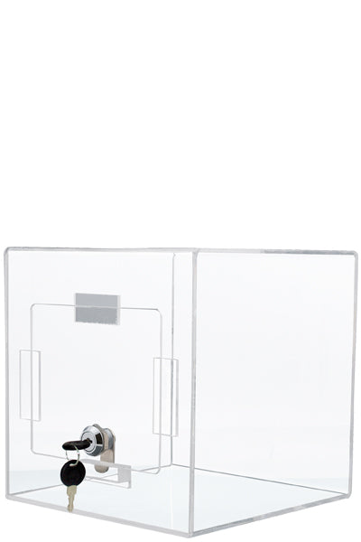 Kartenbox -Sammelbox -Transparent & Weiß