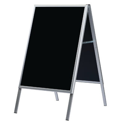 A-Board Kundenstopper mit schwarzer Oberfläche