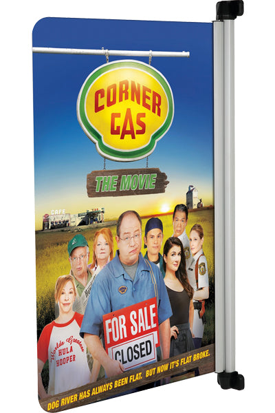 Wandhalterung für Poster oder Fahnen