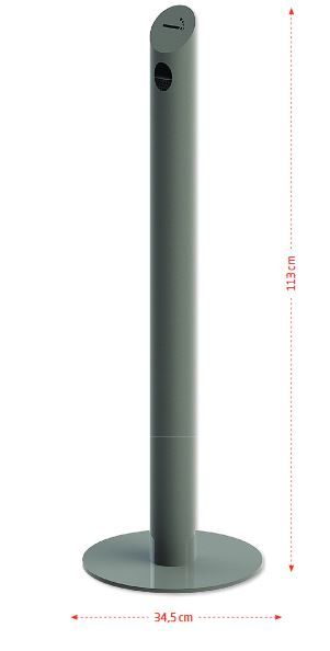Zigaretten Stand-Ascher "Tube 2,2L"