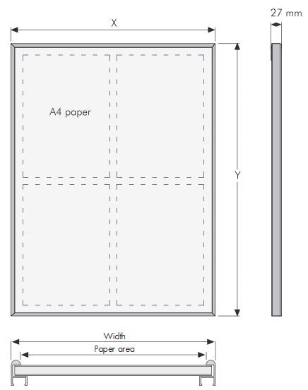 Whiteboard - Magnet-Tafel