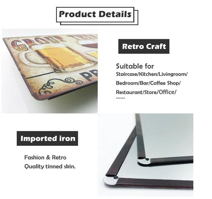 Wandschild für Café, Bar, Restaurant 