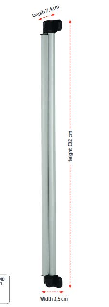 Wandhalterung für Poster oder Fahnen