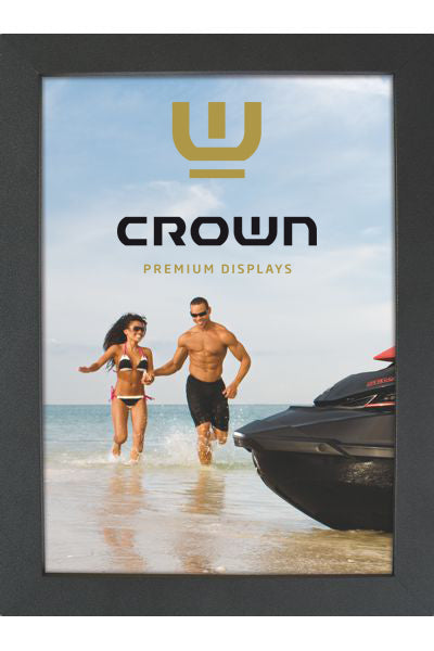 Poster-Klapprahmen "Crown" 33 mm-Schwarz