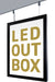 CROWN LED Outdoor Box Doppelseitig