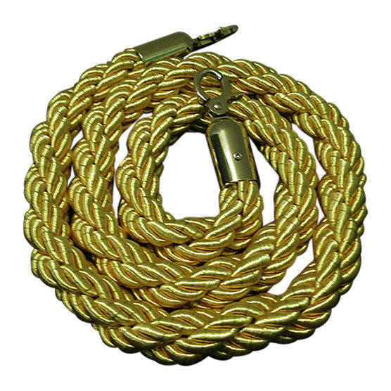 goldenes Seil (kordel) für absperrpfosten