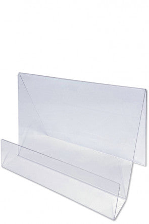 Acryl-Display für_Bücher, Magazine und Zeitschriften-Frontansicht-leer