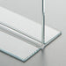 Detailaufnahme Acryl Tischaufsteller T-Horizontal für Gastronomie