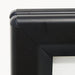 40 mm Aluminium Klapprahmen Schwarz mit Gehrungsecken für professionelle Außenwerbung