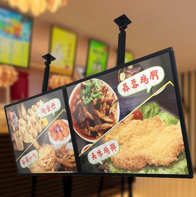 Beleuchteter Posterrahmen mit LED-Technik – Wandmontage