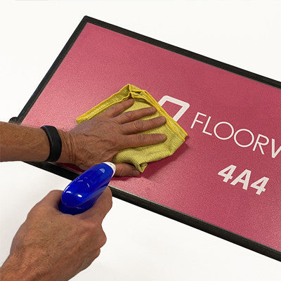 Rutschfeste Bodenmatte 4xA4 für Shops und Promotion