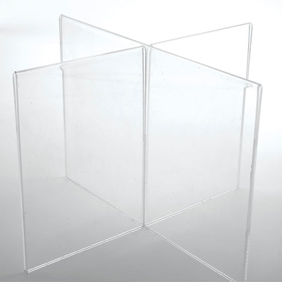 Cross Tischaufsteller Acryl transparent für Gastronomie und Events