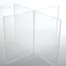 Cross Tischaufsteller Acryl transparent für Gastronomie und Events