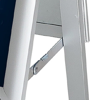 Detailaufnahme Gehrungsecke 25 mm Aluminium Klapprahmen