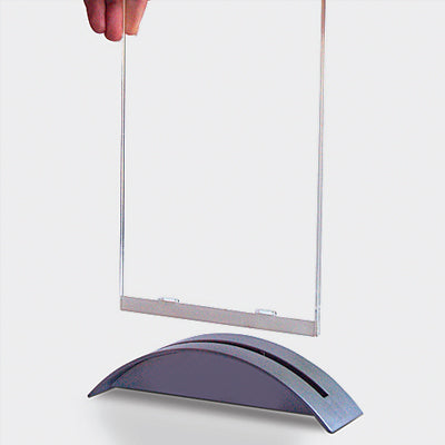 Acryl Flyerhalter Rocket für Angebote und Menükarten in der Gastronomie