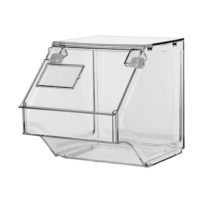 Food Spender Pro aus transparentem Polycarbonat mit geschlossenem Deckel, ideal für Nüsse, Reis, Linsen und Snacks in Gastronomie & Bäckerei.