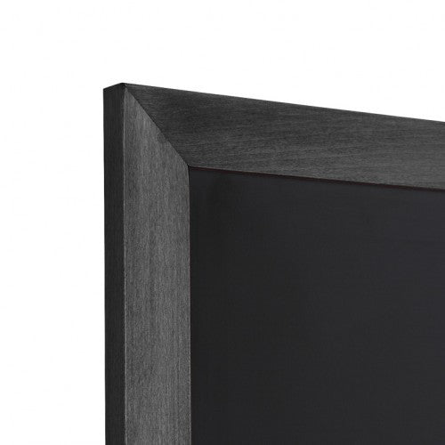 Kreidetafel - flacher Rahmen - schwarz - 30 x 40