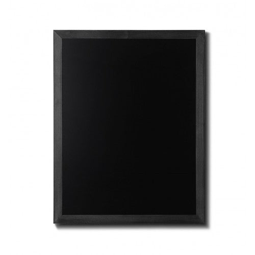Kreidetafel - flacher Rahmen - schwarz - 70 x 90