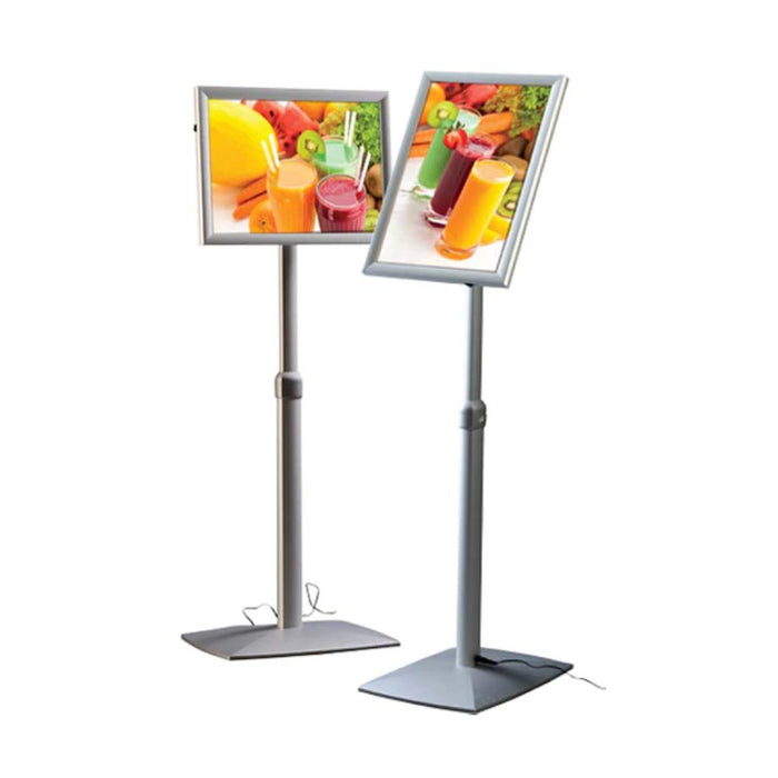 Beleuchteter LED-Informationsständer im A3/A4 Format für Messen oder Tagungen