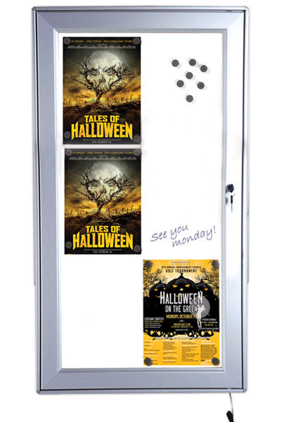 LED Info- & Menü-Schaukasten – Beleuchteter Schaukasten-abschliessbar-6xA4