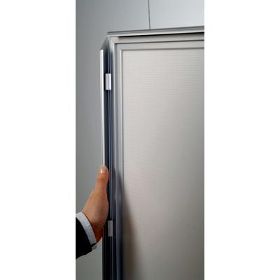 LED Leuchtrahmen doppelseitig Seitenansicht Aluminiumrahmen-detail-1