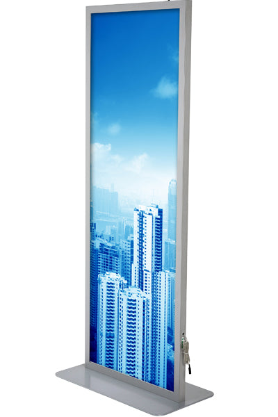 LED Leuchtsäule Totem doppelseitig für effektive Innenraumwerbung