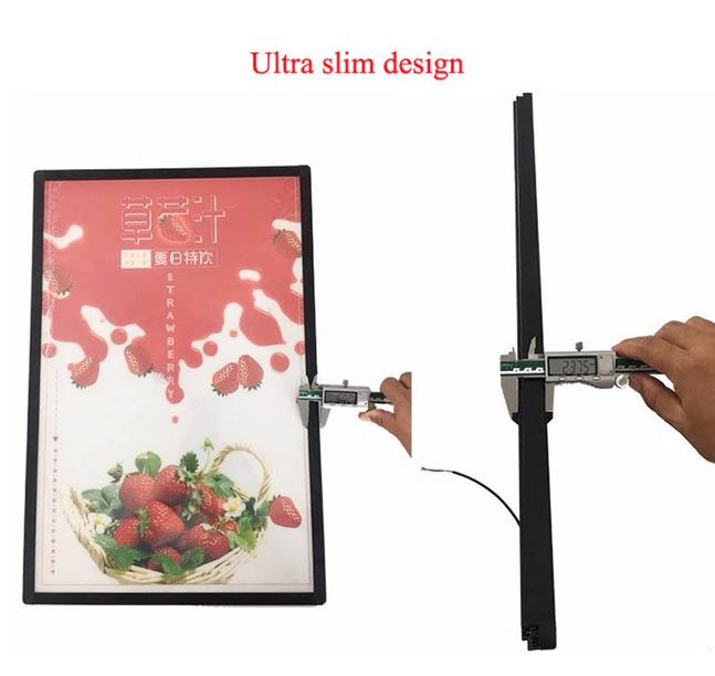 LED Menüboard fürSchnellrestaurants, Imbisse