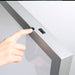 LED Werbedisplay Totem doppelseitig mit magnetischer Acrylfront -detail