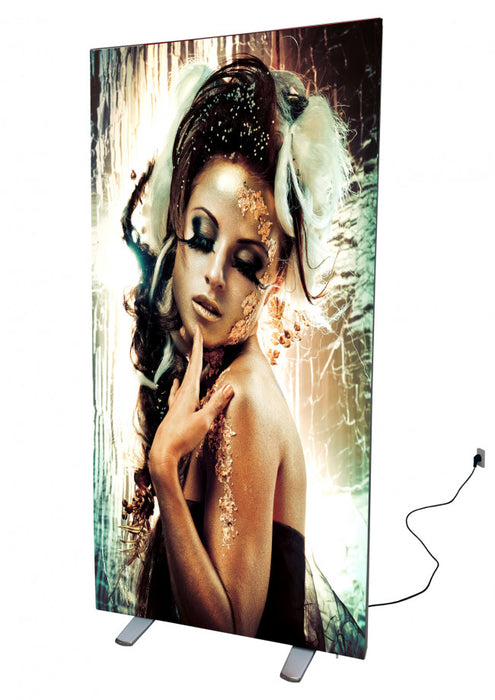 Leuchtbox mit LED-Technik für Messen, Events & Schaufenster