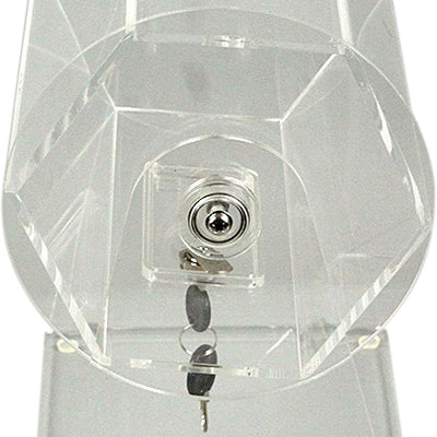 Lostrommel für Tombola -Seitenansicht