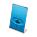 Menühalter L-Vertikal Acryl transparent für Menükarten und Flyer