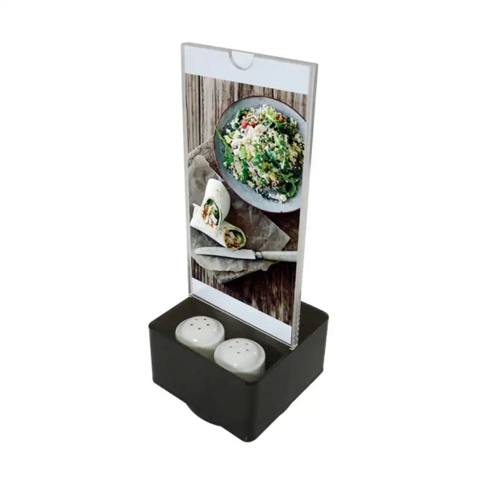 Menühalter „Salt & Pepper“ aus Acryl für Gastronomie, Biergärten & Events
