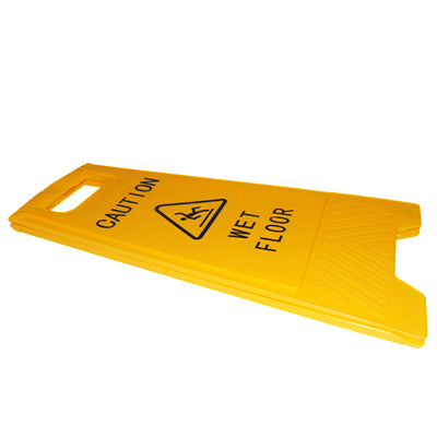 Detailansicht des robusten Kunststoff Warnaufstellers für nasse Böden