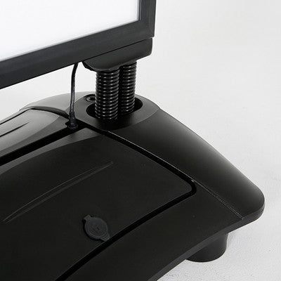 Stabiler Wasserfuß LED Kundenstopper Wind-Sign Waterbase-detail