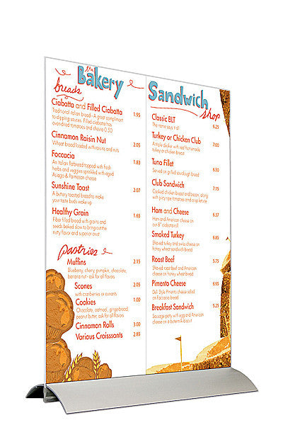 Swing Wing Tischaufsteller – Einsatz für Flyer & Menuekarten-a5