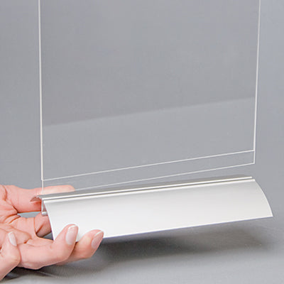 etailaufnahme Swing Wing Vertikal mit Aluminiumfuss und Federmechanismus