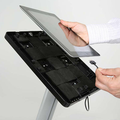 Komplettpaket Halterung, Standrohr, Fuss, Schrauben und Kabel