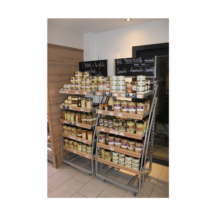 Hochwertiger Aktionsständer für Supermarkt, Bäckerei & Bio-Märkte