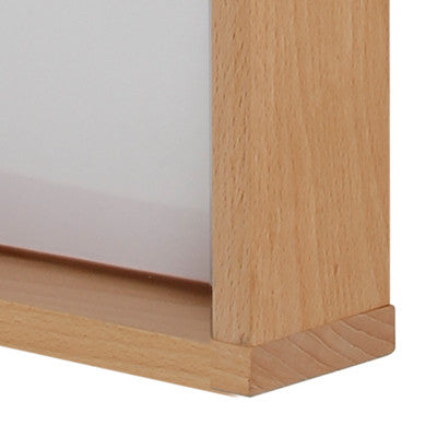Wand-Prospekthalter - Holz - 5 x A4