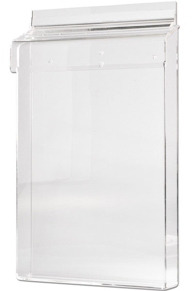 Wandmontage Prospekt-Box Acryl Outdoor transparent