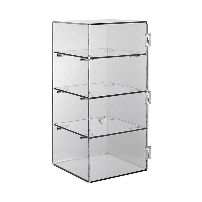 Food Display Acryl mit drei Ablagen für Buffet und Selbstbedienung