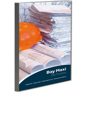 Beispielbanner im einseitigen Banner-Rahmen Bay zur Wandpräsentation - 100x140