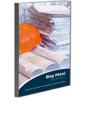 Beispielbanner im einseitigen Banner-Rahmen Bay zur Wandpräsentation - 100x150