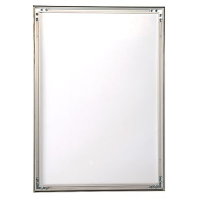 Ecke des River Aluminiumrahmens bei der Montage ohne Banner