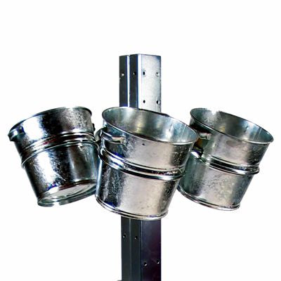 Stabiler Blumenständer Display für Floristen mit 12 Metalleimern