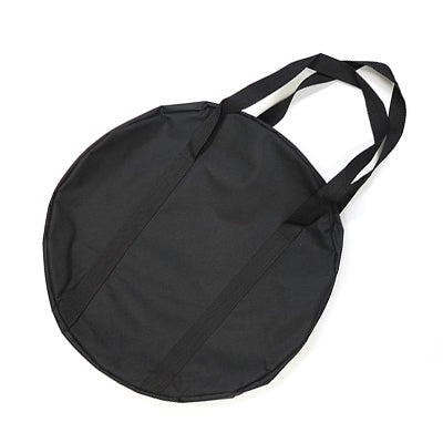 Mobile runde Messetheke mit Transporttaschen