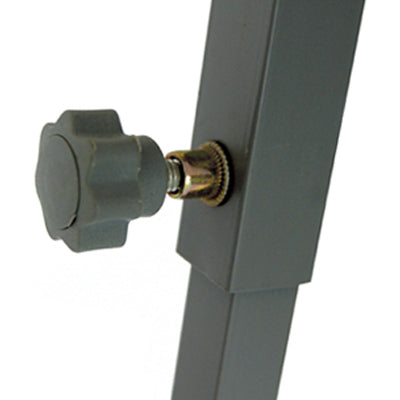 Robuste Höhenverstellung des Flipchart Stable für ergonomisches Arbeiten